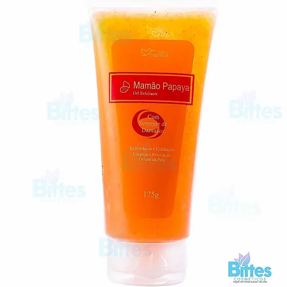 Gel Esfoliante Mamão Papaya Suave Fragrance Cosméticos Limpeza Corporal