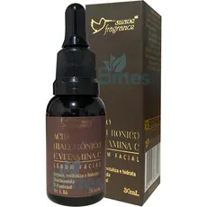 SÉRUM FACIAL ÁCIDO HIALURÔNICO E VITAMINA C SUAVE FRAGRANCE COSMÉTICOS HIDRATA