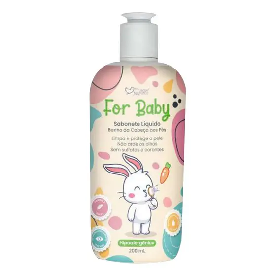 Sabonete Liquido For Baby Suave Fragrance Linha Bebê