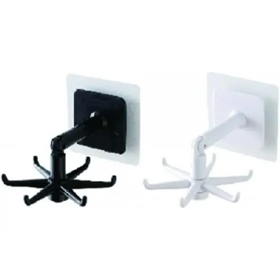 Gancho Adesivo Rotativo Para Utensilios 9X11,5cm - Plastico - Clink