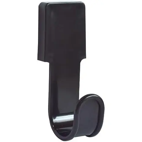 GANCHO MULTIUSO PRETO kit com 02 peças