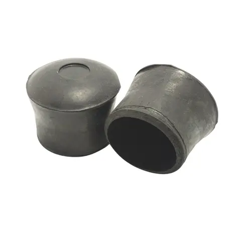 Ponteira Cadeira Forsan Borracha Preta 1/2'' 20Pecas