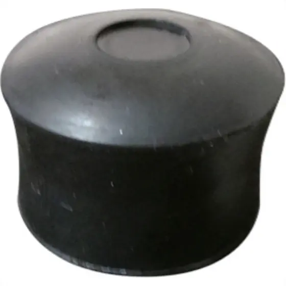 Ponteira pé Cadeira Redonda Borracha 1" Com 20 pçs