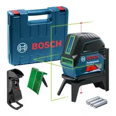 Kit Nível Laser Verde Bosch GCL 2-15G + Suporte Magnético RM1 + Maleta