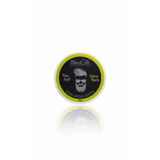 Cera Modeladora New Soft Efeito Matte para Cabelo Tipo Pomada 130g - Black Fix