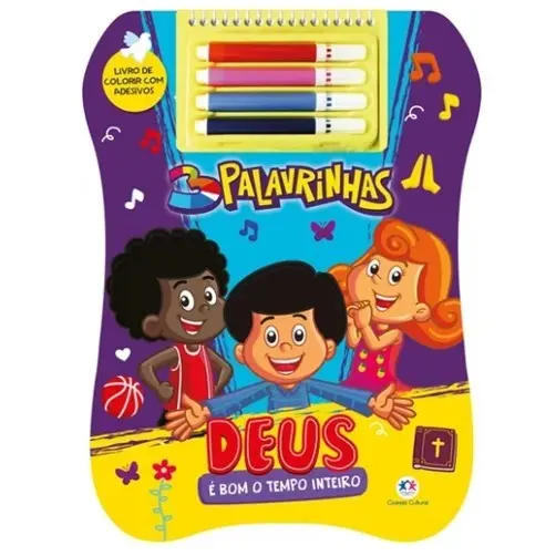 Livro Canetinha - Deus é Bom o tempo inteiro