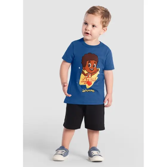 Camiseta Infantil Davi 3 Palavrinhas