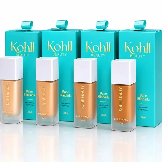 Base Kohll Beauty Blindada Natanne Rosa ORIGINAL Todas As Cores
