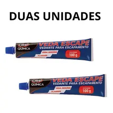 Vedante Escape Cola Adesivo De Vedação Orbi Para Escapamento Carro OU Moto Duas Unidades