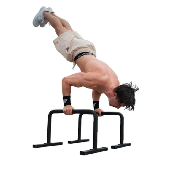 Par De Barras Paralela com altura de 30 cm do Chão e Com Pegada 31,7mm Calistenia  Upw Fitness