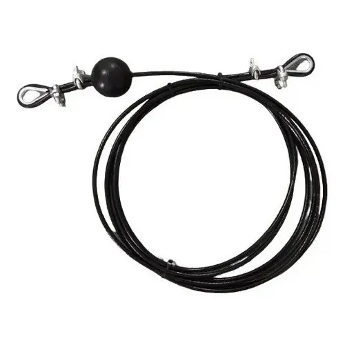 Kit Ponteira + 4m De Cabo De Aço + Brinde Musculação Fitness