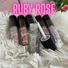 Delineador Sombra Colorido Líquido Glitter Shine Ruby Rose