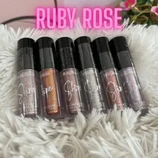 Kit c/ 6 unidades Delineador Colorido Glitter Shine Ruby Rose