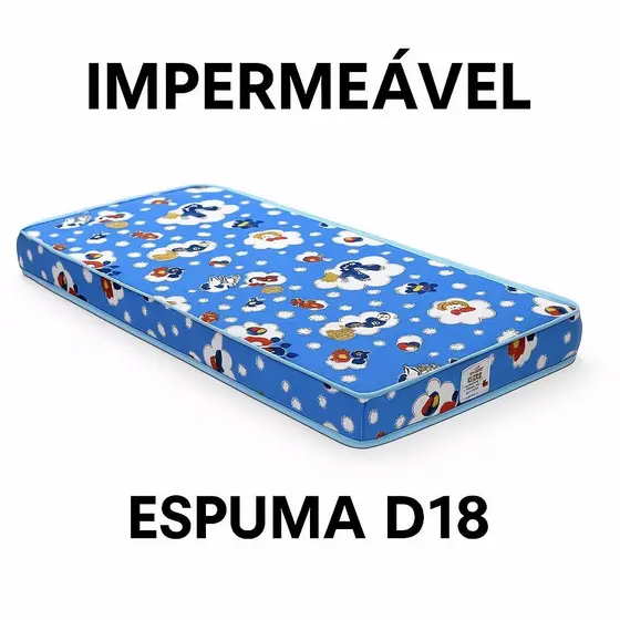 Colchão Ortobom Baby Physical Para Berço 60x130x10cm Envio Imediato