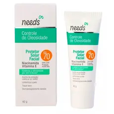Protetor Solar Facial Needs Controle de Oleosidade FPS 70 SEM COR - 40g