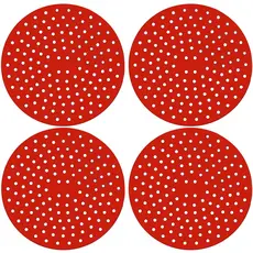 Almofada Silicone Protetora Para Fogão de Indução Kit 4 Peças Vermelho Liquidação Shopee 06.06