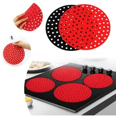Kit 5 Tapete Silicone Fogão Indução Almofada Protetora