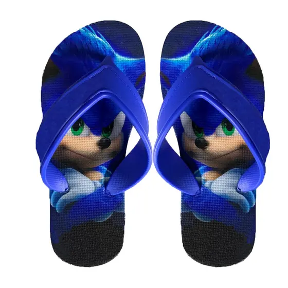 Chinelo Dedo Menino Infantil Masculino Sonic Leve Macio Confortavel