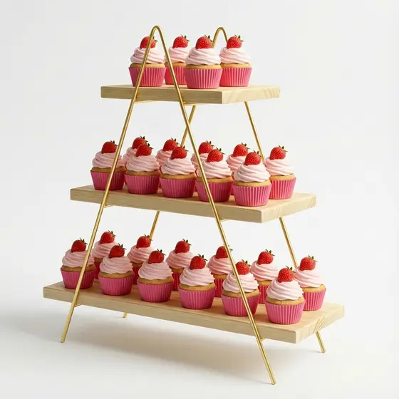 Suporte para Doces Decoração de Festa de Aniversário Cupcake