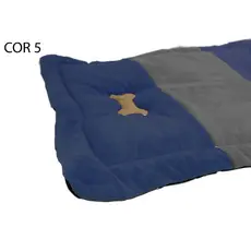 Colchonete Pet Grande 70x48Cm Tapete Caminha Para Cachorro E Gato Com 2 Ossinhos Bordados
