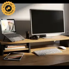 Suporte para Monitor Gamer 80cm/90cm/100cm – Mesa de Escritório Home Office – Resistente e Compacto
