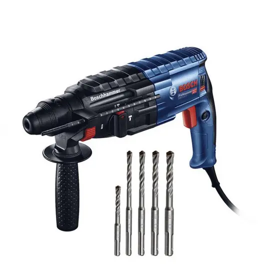 Martelete Perfurador SDS Plus GBH2-24D 220V com 5 Brocas Bosch