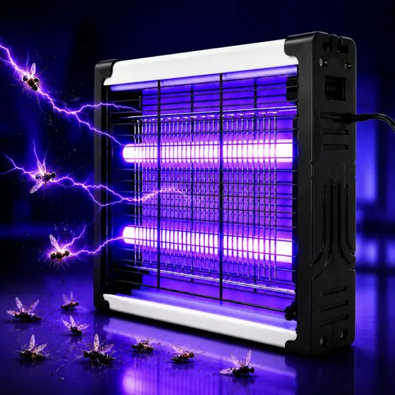 Mata Mosca Elétrico Bivolt Luz UV Mata Mosquito Pernilongo Armadilha Elimina Insetos