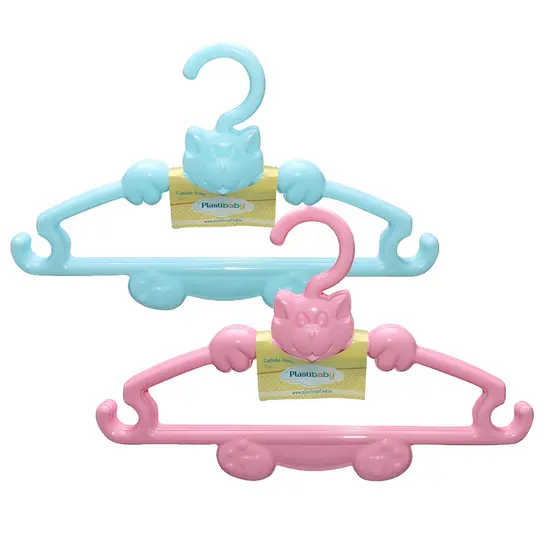 Kit Com 3 Cabides De Bebê Infantil Promoção Colorido Enxoval