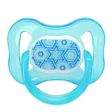 Chupeta Tamanho 1 Color Estampada Bebês 0-6 Meses Azul Rosa