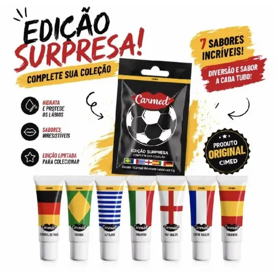 Carmed Copa do Mundo Sprite Sorvete Glitter Coca Smurf Agua de coco Fini Hello Kitty