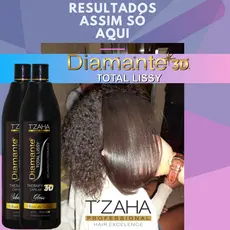 Escova Definitiva  Kit Diamante 3d Para Cabelos Afros Étnicos E Crespos Tzaha Cosmético