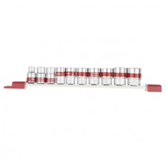 Jogo De Soquetes Sext 8 - 19 Mm Crv 3/8 Pol. 10 Pc//mtx  Fc135589
