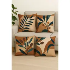 Kit 04 Capa De Almofada 45cm x 45cm Decorativa Modernas Modern Print Lançamento Diversos Modelos
