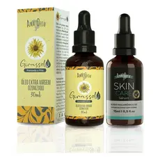 Kit Serum Acido Hialuronico Ozonizado + Oleo de Girassol com Ozonio Super Concentrado