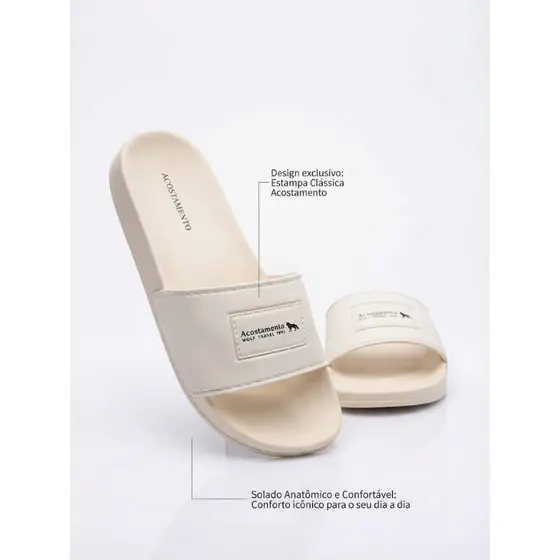 Chinelo Slide Micro Expandido Masculino Feminino Confortável Lançamento