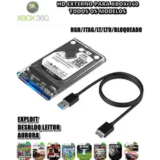 HD Game Xbox 360 165 jgs para Xbox BLOQUEADO/LT/RGH/JTAG