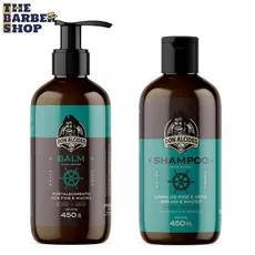Kit Para Barba - Shampoo E Balm Don Alcides Calico Jack 450