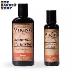 Kit para Barba Viking Terra Shampoo + Condicionador