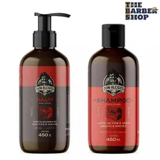 Kit Para Barba - Shampoo E Balm Don Alcides Barba Negra 450