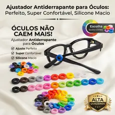 Trava Óculos Silicone Antiderrapante 2/4/6/8/10 Un Ajuste Não Escorrega Hastes Universal Orelha