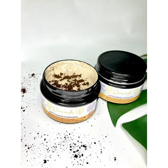 Esfoliante Corporal de Café com Cristais de Quartzo / Esfoliante para os Pés / Esfoliante de Café
