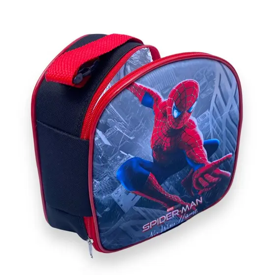 Lancheira Térmica Infantil Homem-Aranha Spider-Man No Way Home Escolar Resistente Alça Reforçada Lanche Premium