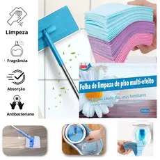 Kit 30/60/90/120 Folhas De Limpeza De Piso/Multi-Efeito Forte Limpador De Descontaminação
