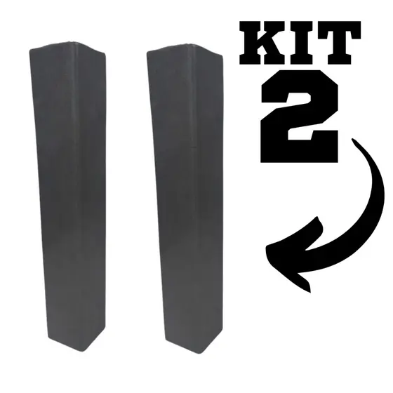 Kit 2 Protetor de quina Cantoneira 50xcm 10mm autocolante