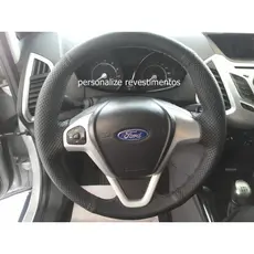 capa de volante costurada new fiesta