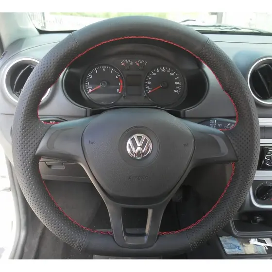 capa de volante costurada gol/saveiro/voyage/polo/golf