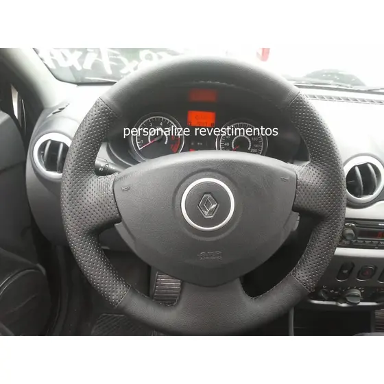 Capa De Volante Costurada Sandero/logan/clio