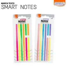 Bloco Smart Notes BRW Marca Texto c/ 160 Flhs Colorido