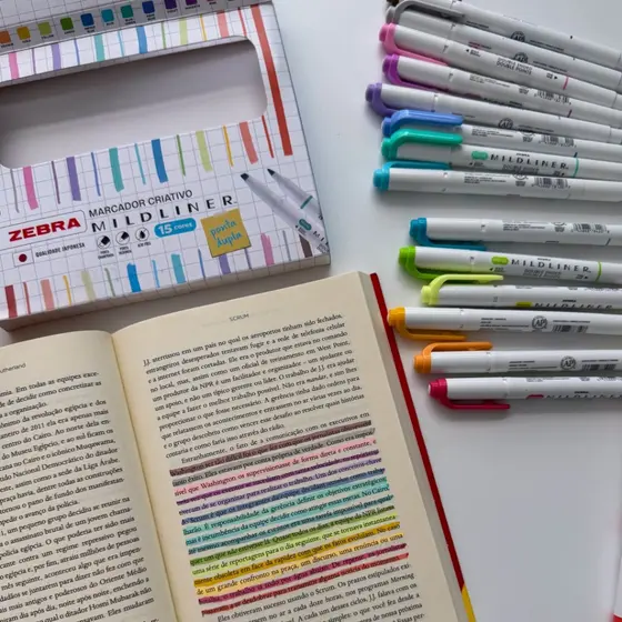 Marca-texto Importado Zebra Mildliner