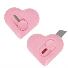 Mini Estilete Retrátil BRW Love Coração